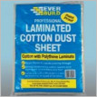 Everbuild - Laminated Cotton Dust Sheet 3.6 x 2.7m (12 x 9ft)