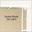 Eastbrook - 600mm Light Shaver Socket Cabinet Cornice