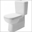 Duravit - D-Code Toilet Close-Coupled 650mm Washdown Vario Outlet