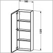 Duravit - L-Cube Semi-Tall Cabinet 1320x500x243mm 1 Door